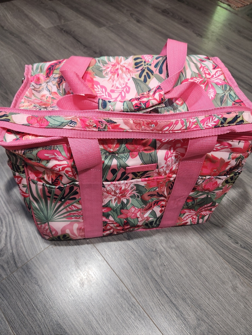 GUC Vera Bradley Pink Rainforest Canopy Soft Cooler